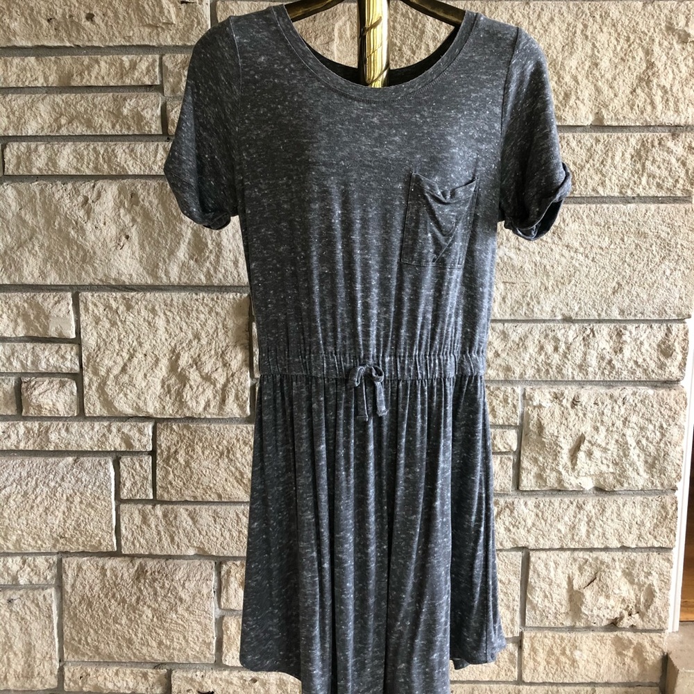 Abercrombie Kids Grey Metallica Dress